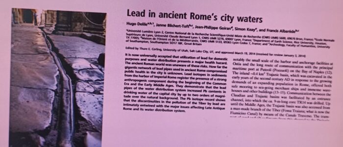 14 Pliisaaste Rooma veetorudes